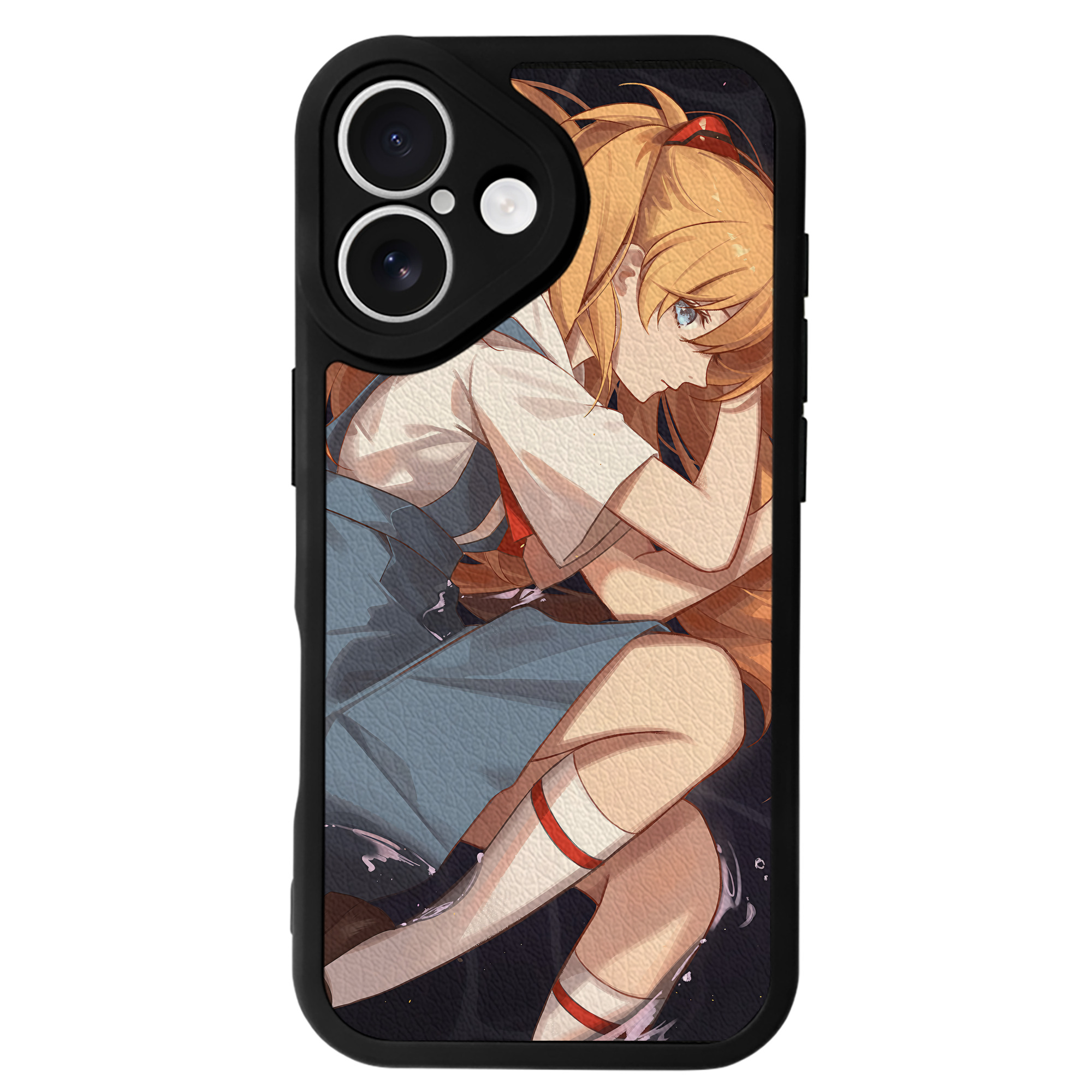 （画像用） EVA 新世紀エヴァンゲリオン 【iPhone 16シリーズ対応】シリコンスマホケース（レザー調） 材質：シリコン